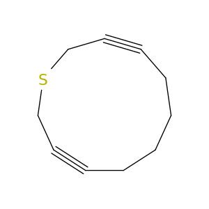 Thiacycloundeca-3,9-diyne