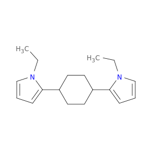 1H-Pyrrole, 2,2'-(1,4-cyclohexanediyl)bis[1-ethyl-