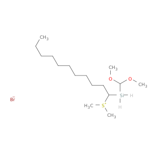 Sulfonium, [1-(dimethoxymethylsilyl)undecyl]dimethyl-, bromide