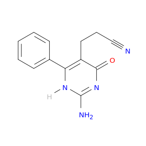 5-Pyrimidinepropanenitrile,2-amino-1,6-dihydro-6-oxo-4-phenyl-