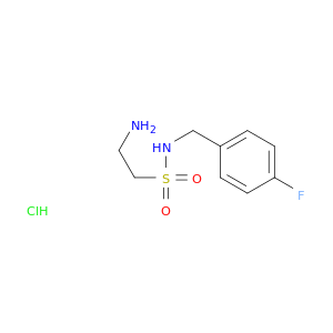2-Amino-N-[(4-fluorophenyl)methyl]ethane-1-sulfonamide Hydrochloride