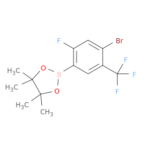 4-Bromo-2-fluoro-5-(trifluoromethyl)phenylboronic acid, pinacol ester
