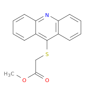 Acetic acid, (9-acridinylthio)-, methyl ester