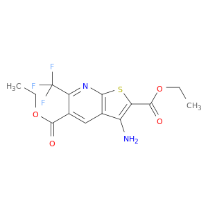 2,5-二乙基3-氨基-6-(三氟甲基)噻吩[2,3-B]吡啶-2,5-二羧酸盐