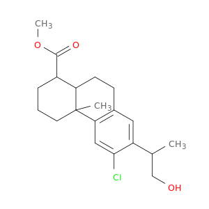 methyl 6-chloro-7-(1-hydroxypropan-2-yl)-4a-methyl-1,2,3,4,4a,9,10,10a-octahydrophenanthrene-1-carboxylate