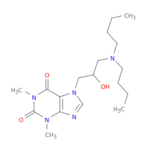 7-(3-(DIBUTYLAMINO)-2-HYDROXYPROPYL)THEOPHYLLINE