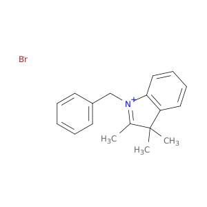 1-benzyl-2,3,3-trimethyl-3H-indol-1-ium bromide