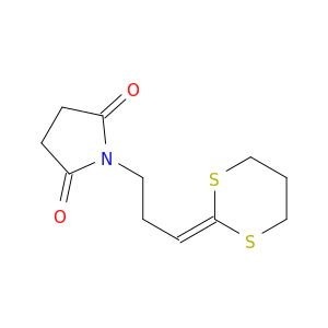 2,5-Pyrrolidinedione, 1-[3-(1,3-dithian-2-ylidene)propyl]-