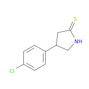 2-Pyrrolidinethione, 4-(4-chlorophenyl)-