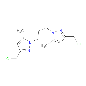 1H-Pyrazole, 1,1'-(1,3-propanediyl)bis[3-(chloromethyl)-5-methyl-