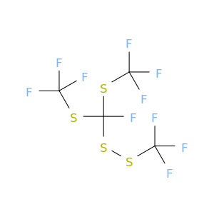 Disulfide, fluorobis[(trifluoromethyl)thio]methyl trifluoromethyl