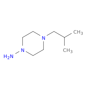 4-(2-METHYLPROPYL)PIPERAZIN-1-AMINE