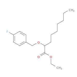 Nonanoic acid, 2-[(4-fluorophenyl)methoxy]-, ethyl ester
