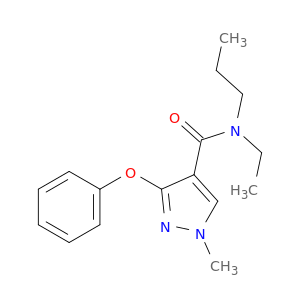 1H-Pyrazole-4-carboxamide, N-ethyl-1-methyl-3-phenoxy-N-propyl-