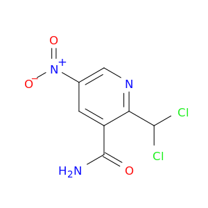 3-Pyridinecarboxamide, 2-(dichloromethyl)-5-nitro-