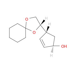 2-Cyclopenten-1-ol, 4-[(2S)-1,4-dioxaspiro[4.5]dec-2-yl]-, (1R,4R)-