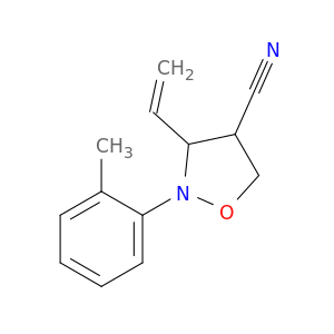 4-Isoxazolidinecarbonitrile, 3-ethenyl-2-(2-methylphenyl)-