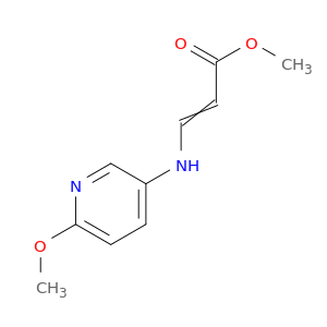 2-Propenoic acid, 3-[(6-methoxy-3-pyridinyl)amino]-, methyl ester