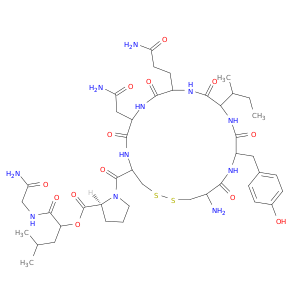 Oxytocin,8-(2-hydroxy-4-methylpentanoic acid)- (9CI)