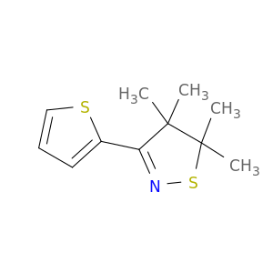 Isothiazole, 4,5-dihydro-4,4,5,5-tetramethyl-3-(2-thienyl)-