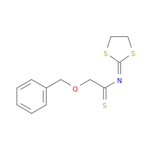 Ethanethioamide, N-1,3-dithiolan-2-ylidene-2-(phenylmethoxy)-