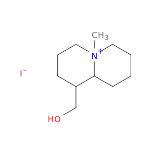2H-Quinolizinium, octahydro-1-(hydroxymethyl)-5-methyl-, iodide