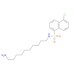 1-Naphthalenesulfonamide, N-(10-aminodecyl)-5-chloro-