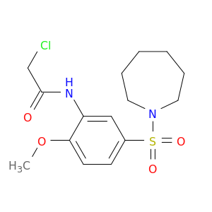 N-(5-(Azepan-1-ylsulfonyl)-2-methoxyphenyl)-2-chloroacetamide