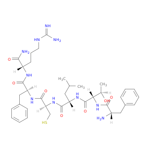 Amyloid P Component (33-38) amide trifluoroacetate salt H-Phe-Thr-Leu-Cys-Phe-Arg-NH2 trifluoroacetate salt