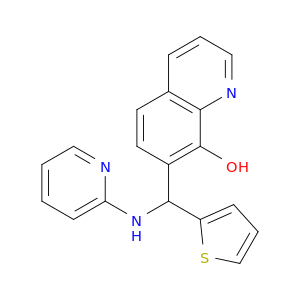 7-[(2-吡啶基氨基)-2-噻吩基甲基]-8-喹啉醇