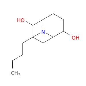 9-Azabicyclo[3.3.1]nonane-2,6-diol, 9-butyl-