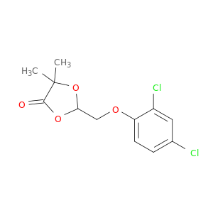 1,3-Dioxolan-4-one, 2-[(2,4-dichlorophenoxy)methyl]-5,5-dimethyl-