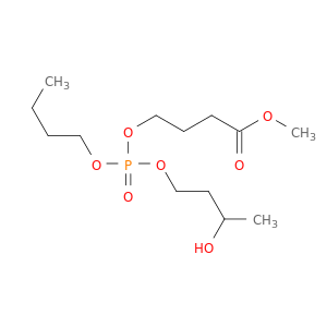 Butanoic acid, 4-[[butoxy(3-hydroxybutoxy)phosphinyl]oxy]-, methyl ester