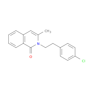 1(2H)-Isoquinolinone, 2-[2-(4-chlorophenyl)ethyl]-3-methyl-