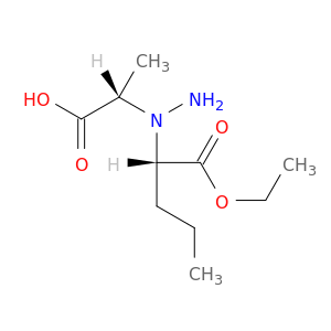 Pentanoic acid, 2-[1-[(1S)-1-carboxyethyl]hydrazinyl]-, ethyl ester, (2S)-
