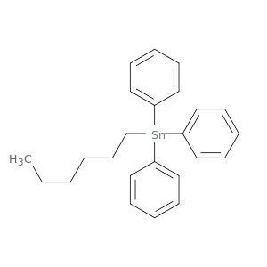 Stannane, hexyltriphenyl-