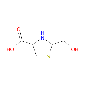 4-Thiazolidinecarboxylic acid, 2-(hydroxymethyl)-