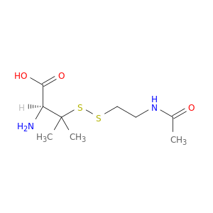 D-Valine, 3-[[2-(acetylamino)ethyl]dithio]-