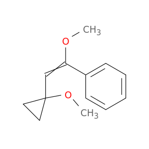 Benzene, [1-methoxy-2-(1-methoxycyclopropyl)ethenyl]-