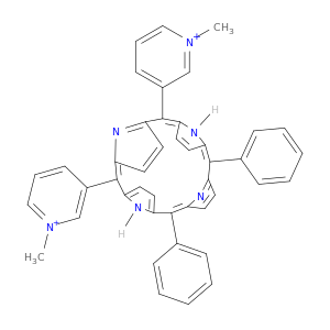 Pyridinium,3,3'-(15,20-diphenyl-21H,23H-porphine-5,10-diyl)bis[1-methyl-