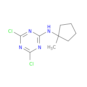 1,3,5-Triazin-2-amine, 4,6-dichloro-N-(1-methylcyclopentyl)-