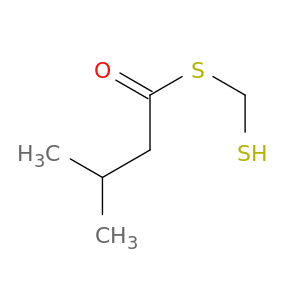 Butanethioic acid, 3-methyl-, S-(mercaptomethyl) ester