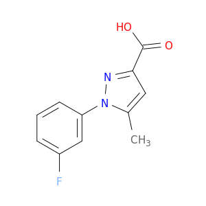 1-(3-Fluorophenyl)-5-methyl-1H-pyrazole-3-carboxylic Acid