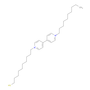 4,4'-Bipyridinium, 1-decyl-1'-(10-mercaptodecyl)-