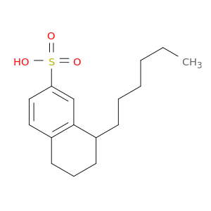 2-Naphthalenesulfonic acid, 8-hexyl-5,6,7,8-tetrahydro-