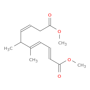 2,4,7-Decatrienedioic acid, 5,6-dimethyl-, dimethyl ester, (E,E,Z)-