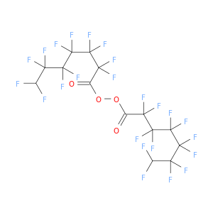Peroxide, bis(2,2,3,3,4,4,5,5,6,6,7,7-dodecafluoro-1-oxoheptyl)