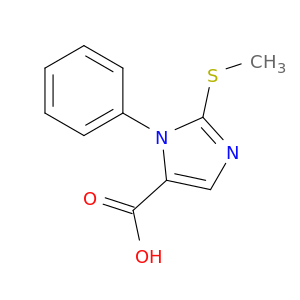 2-(Methylsulfanyl)-1-phenyl-1H-imidazole-5-carboxylic Acid