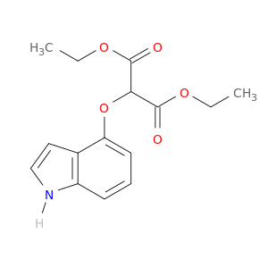 Propanedioic acid, (1H-indol-4-yloxy)-, diethyl ester