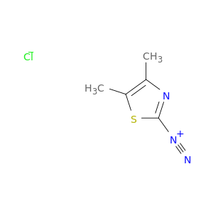 2-Thiazolediazonium, 4,5-dimethyl-, chloride